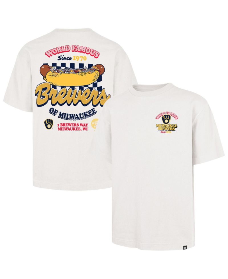 Men's Cream Milwaukee Brewers Glizzy T-Shirt