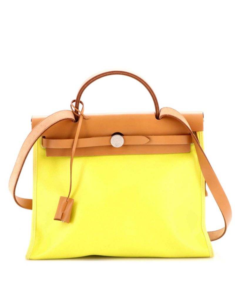 31 Herbag Zip Berline Vache Canvas and Leather