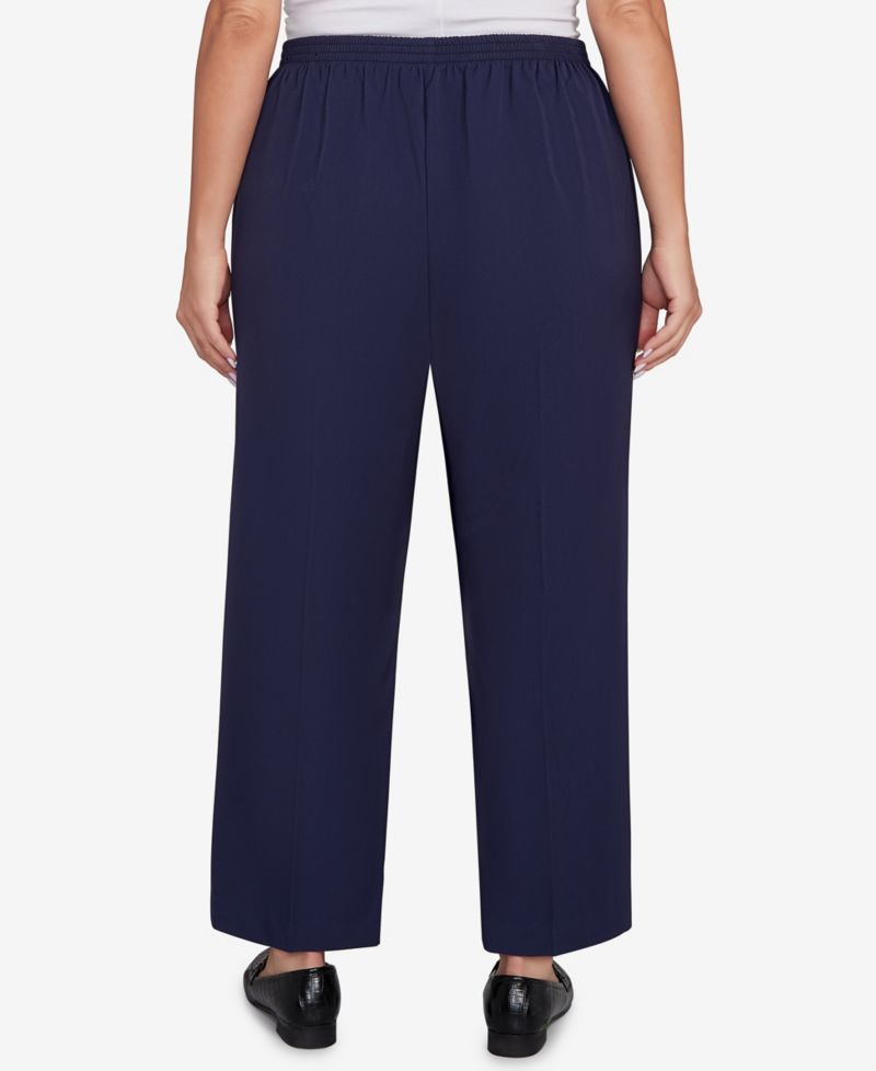 Plus Size Saratoga Springs Side Seam Pocket Average Length Twill Pants