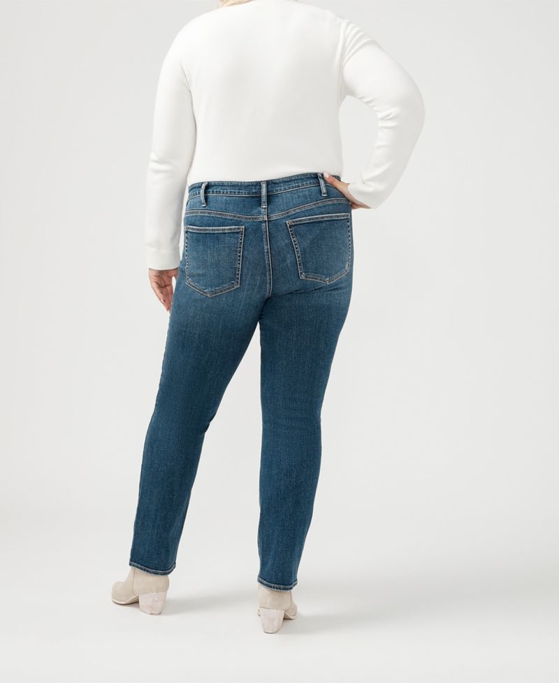 Plus Size Most Wanted Mid Rise Straight Leg Jeans