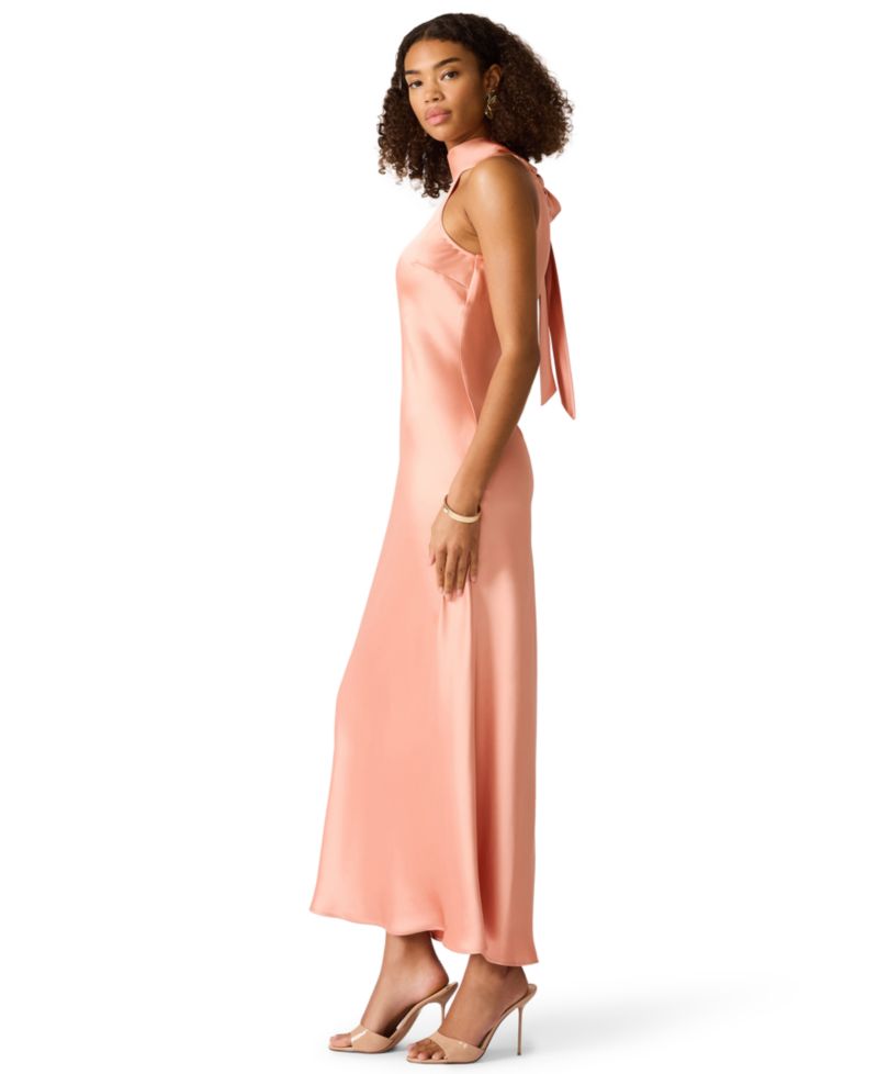 Lara Satin Maxi Dress