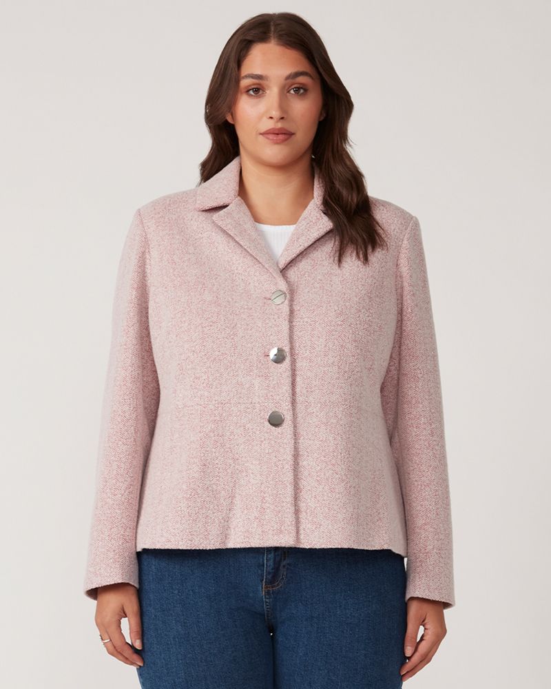 Women's Cropped Floater Single-Breasted Short Coat