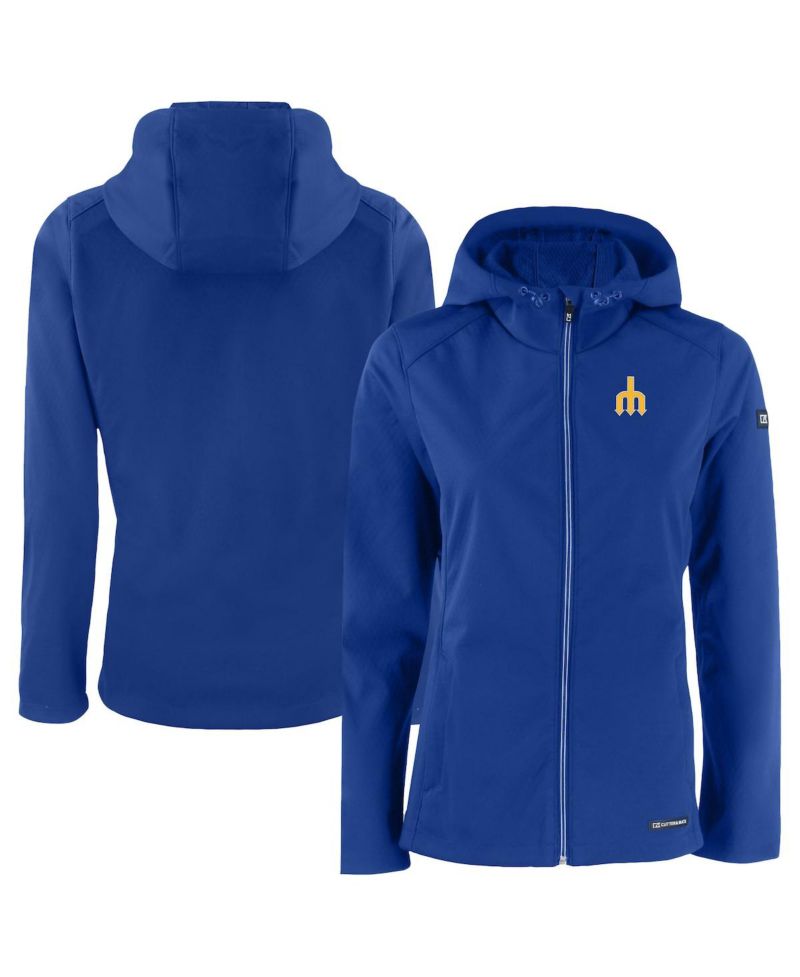 Women's Royal Seattle Mariners Evoke Eco Softshell Full-Zip Jacket