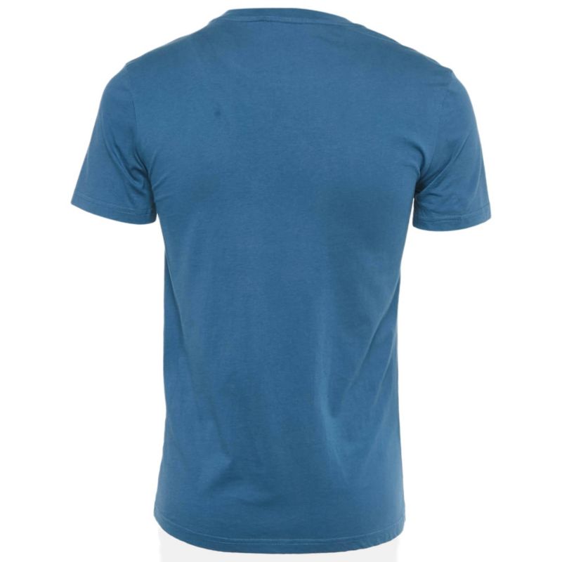 Men's Couture Blue Logo Print Cotton Crew Neck T-Shirt