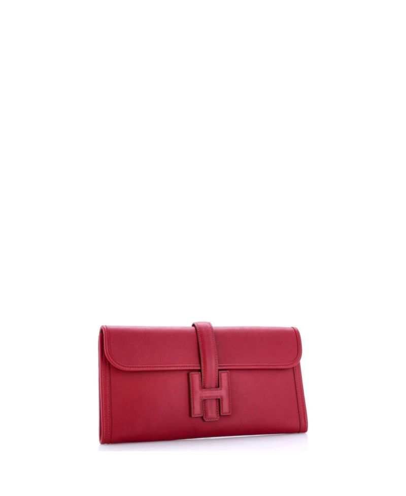 Pre-Owned Hermes 29 Jige Elan Clutch Evercolor