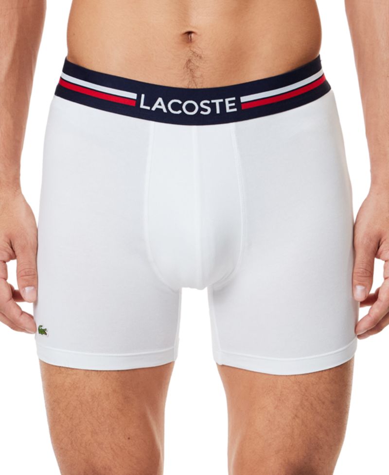 Men's Regular-Fit Stretch French Flag Boxer Briefs, 3 - Pack