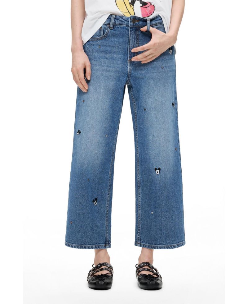 Women's Mickey Culotte Jeans
