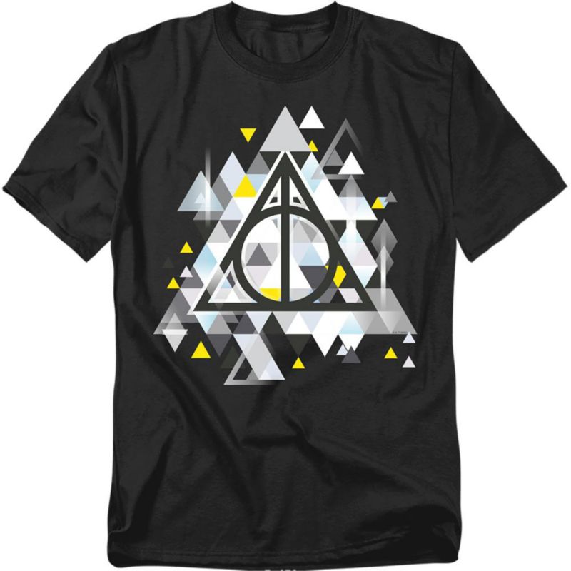 Men's Geometrical Deathly Hallows T Shirt