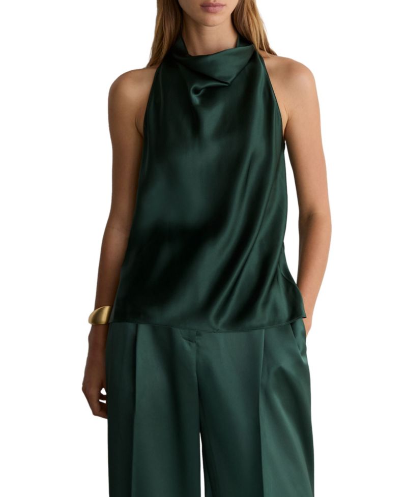 Women's Kory Cowl Neck Silk Top