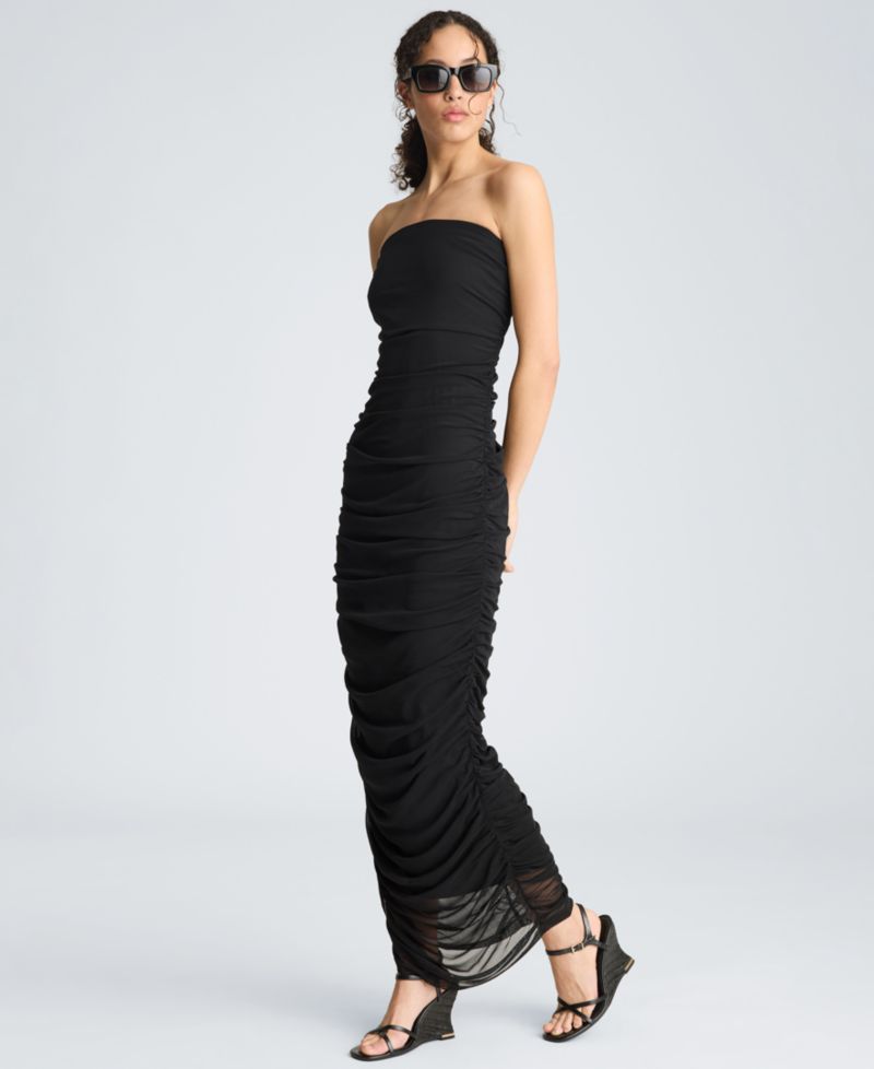 Women's Strapless Midi Dress