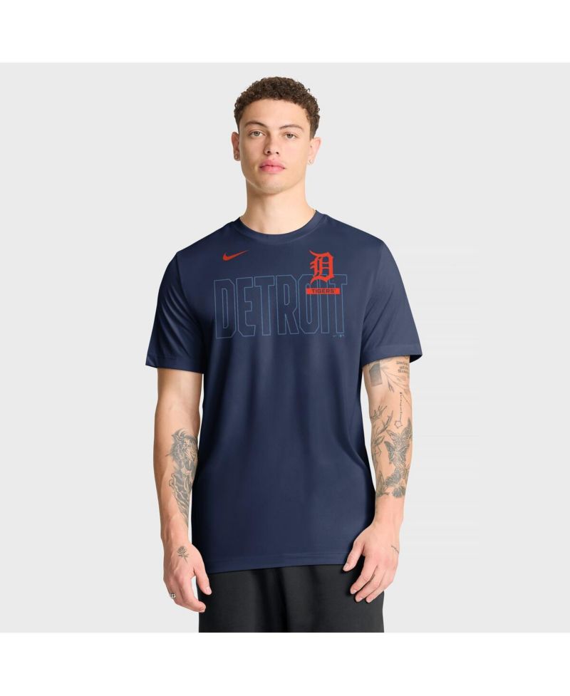 Men's Navy Detroit Tigers Knockout Team Legend Dri-FIT T-Shirt