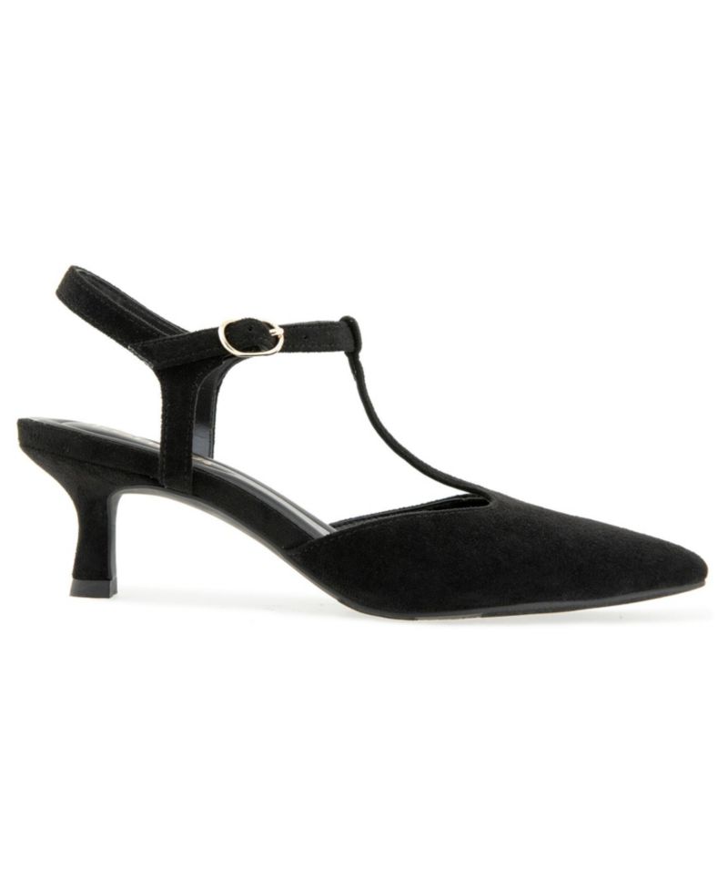 Women's Odessa Kitten Heel T-Strap Pump