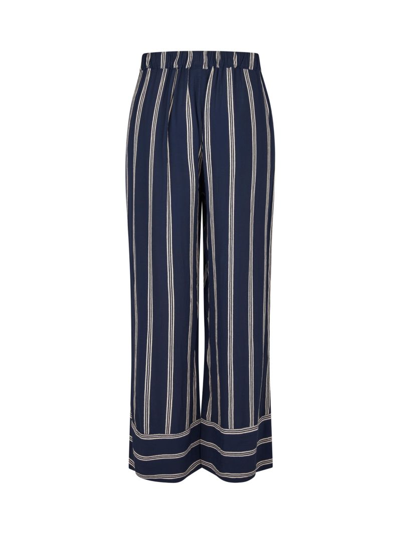 Women's MaPattys Striped Wide Leg Trousers