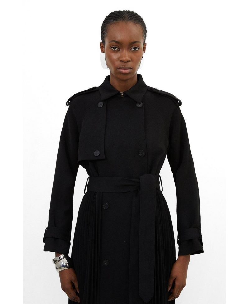 Women's Belted Trench Coat