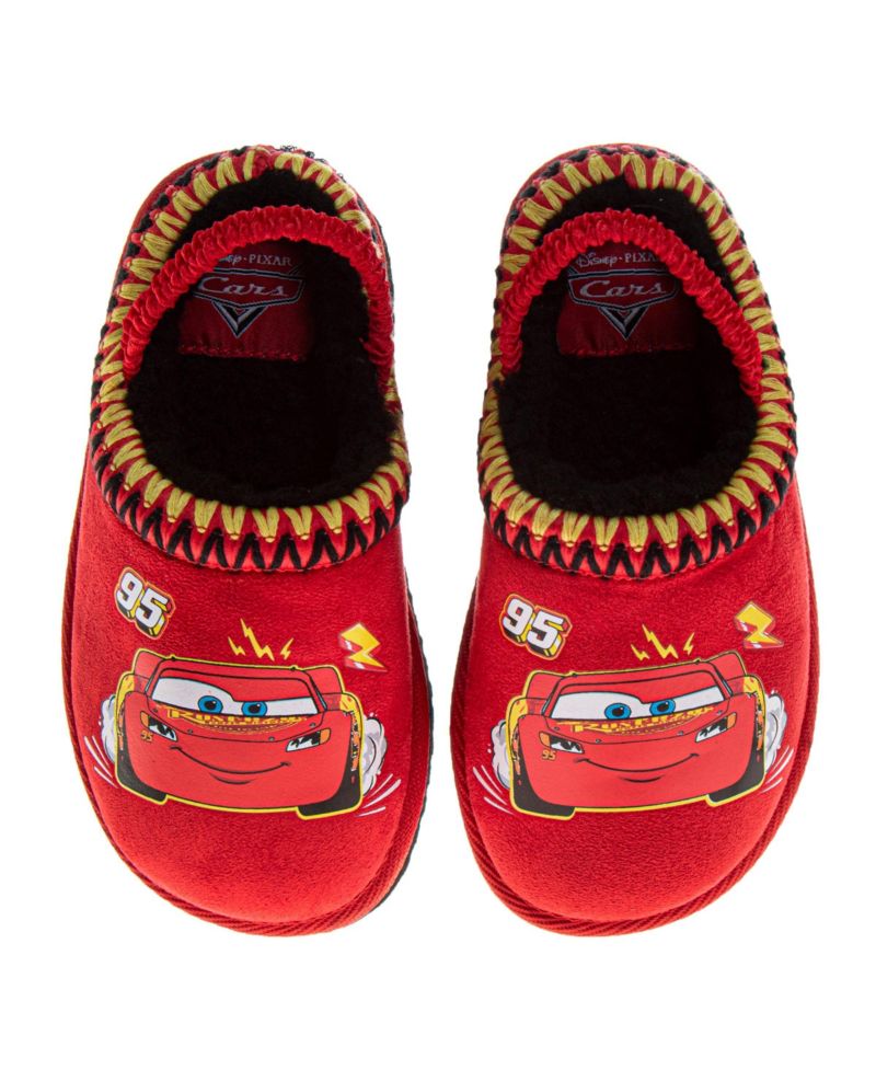 Toddler Boy's (5-12) Cars Lightning Slippers Soft, Cozy, and Comfortable Footwear