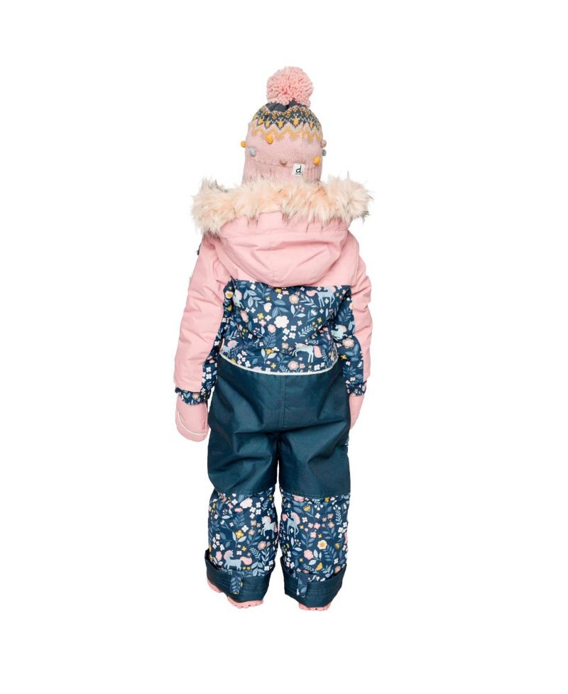 Little Girls ( 6 to 8 ) One Piece Discover Snowsuit Unicorn Print