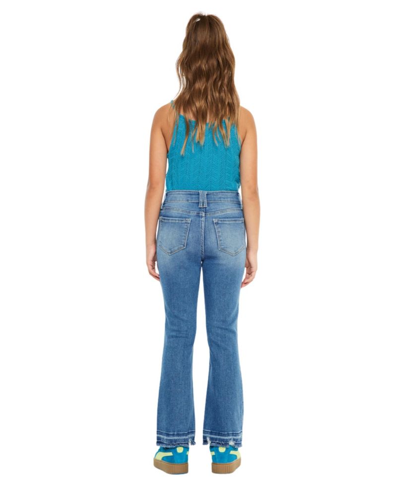 Big Girls Bibi High Rise Crop Bootcut Jeans