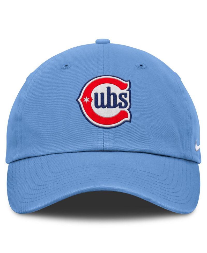 Men's Light Blue Chicago Cubs Club Adjustable Hat