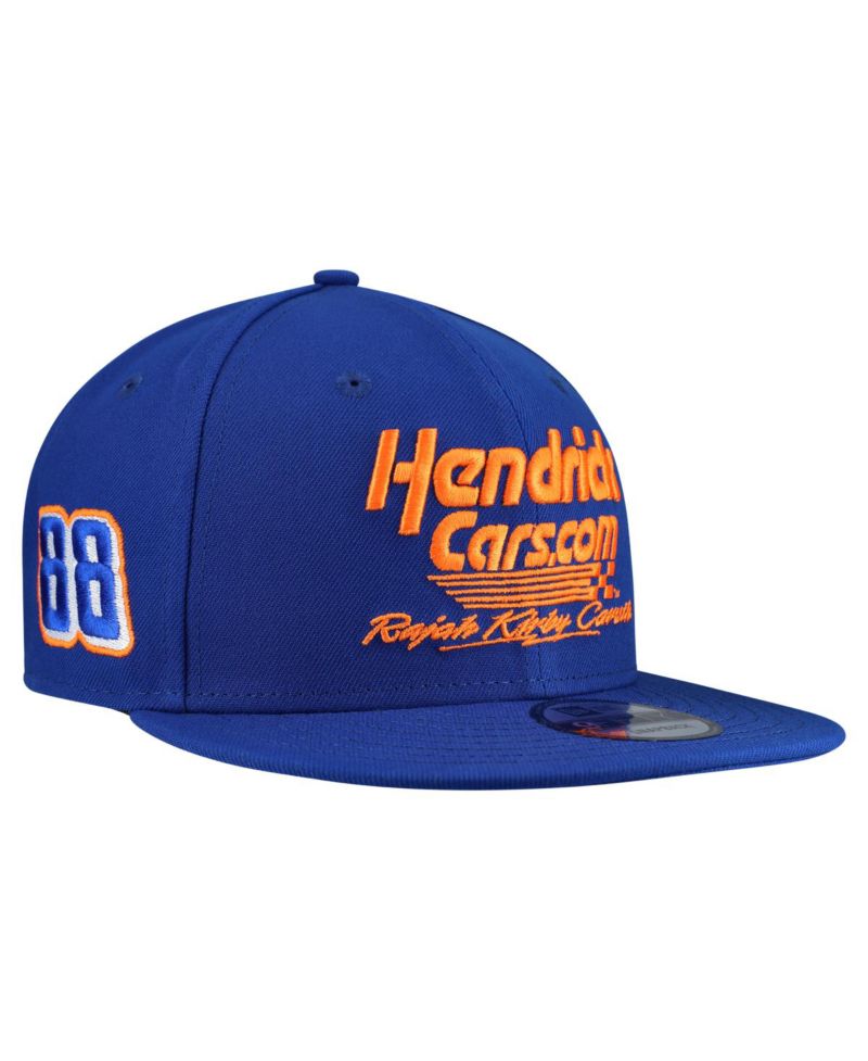 Men's Blue JR Motorsports 88 HendrickCars.com Script 9FIFTY Snapback Hat