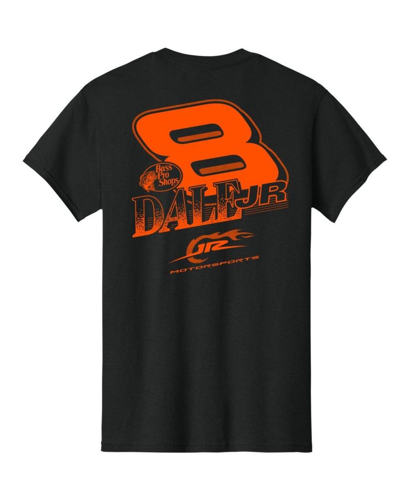 Men's Black Dale Earnhardt Jr. Bass Pro Shops 8 T-Shirt