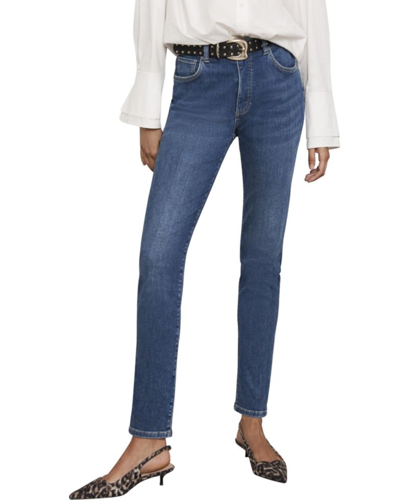 Women's Sculpting Mid-Rise Skinny Ankle-Length Denim Jeans