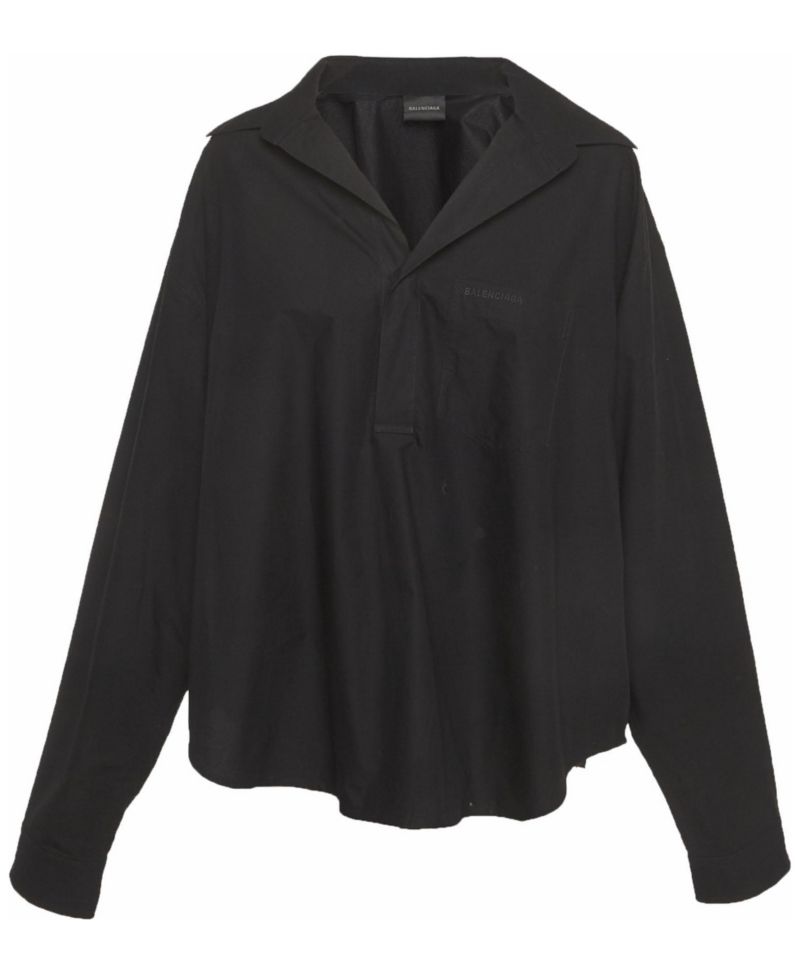 Women's Oversized Logo Popover Shirt