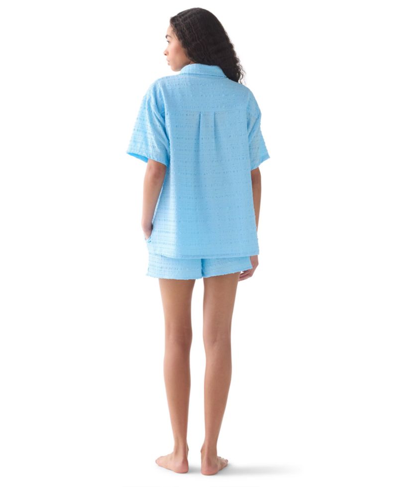 Women's Short-Sleeve Cover-Up Shirt