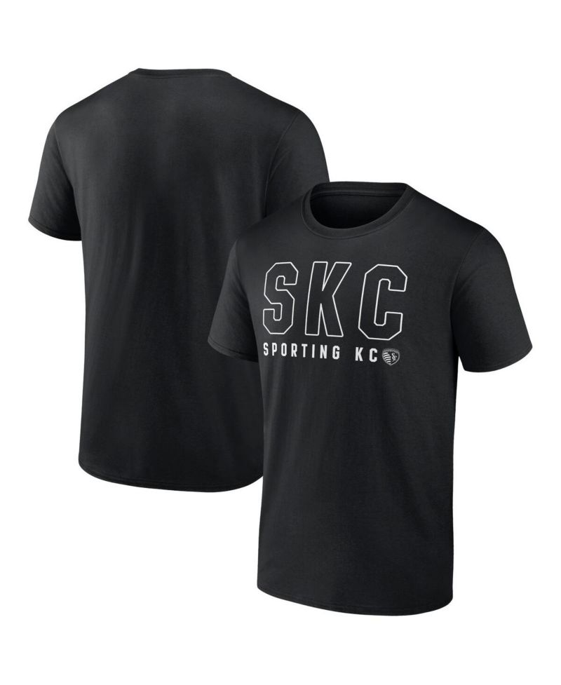 Men's Black Sporting Kansas City Fundamentals Stealth T-Shirt