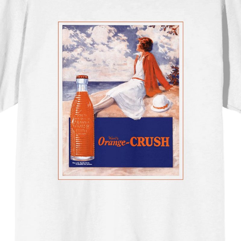 Big & Tall Woman On Seashore White