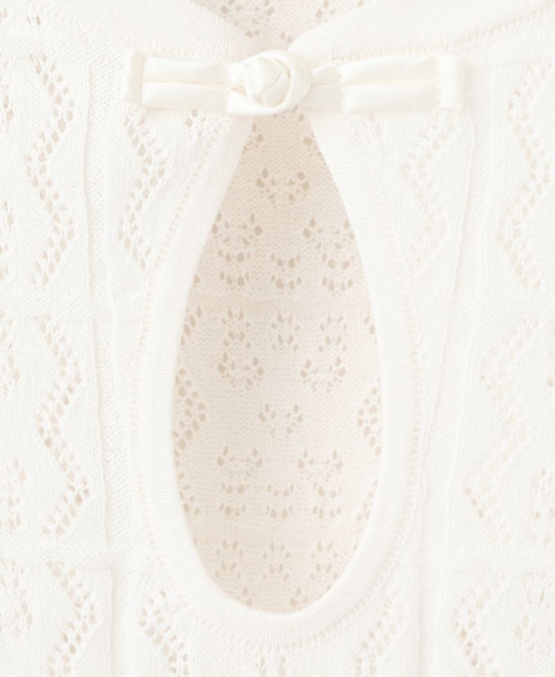 Women's Short Open-Knit Dress