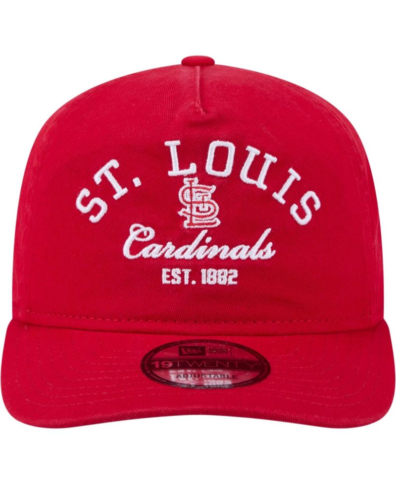 Men's Red St. Louis Cardinals Stacked 19TWENTY Adjustable Hat