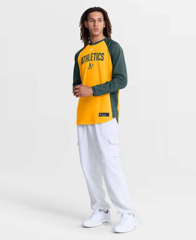 Men's Gold Athletics Authentic Collection Raglan Dri-FIT Sweatshirt