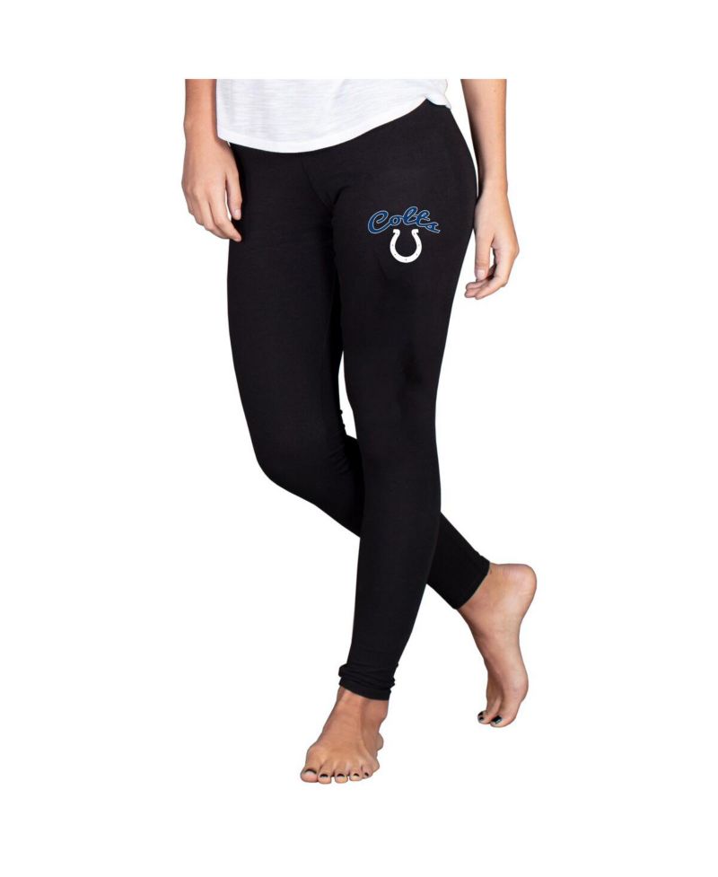 Women's Black Indianapolis Colts Lightweight Fraction Lounge Leggings