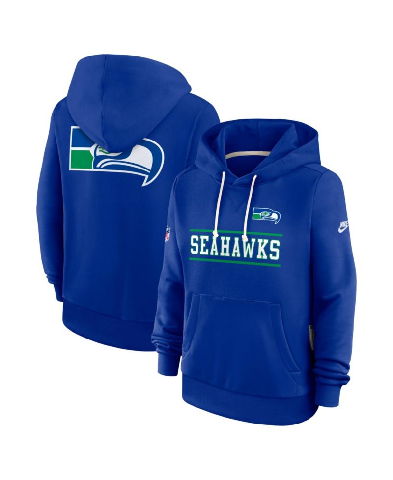 Women's Royal Seattle Seahawks Sideline Standard Issue Alternate Dri-FIT Hoodie