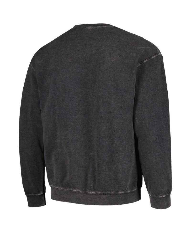 Men's Black Distressed Star Trek: The Next Generation USS Enterprise-D Graphic Pullover Sweatshirt
