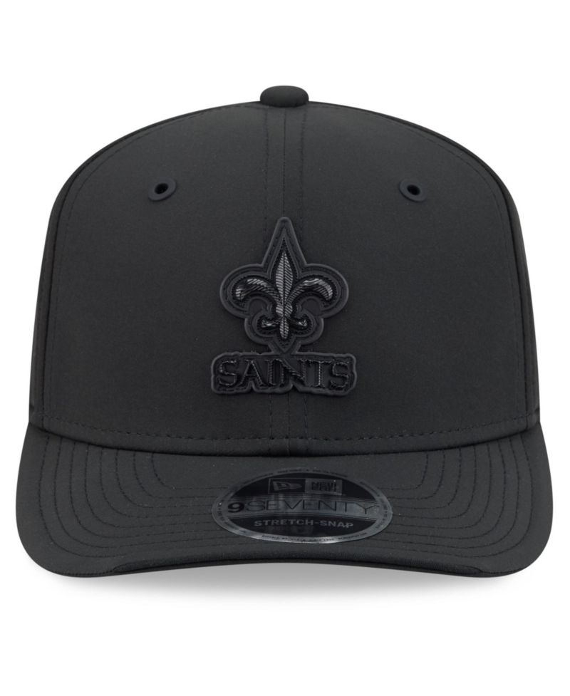 Men's Black New Orleans Saints 2026 Sideline 9SEVENTY Adjustable Hat