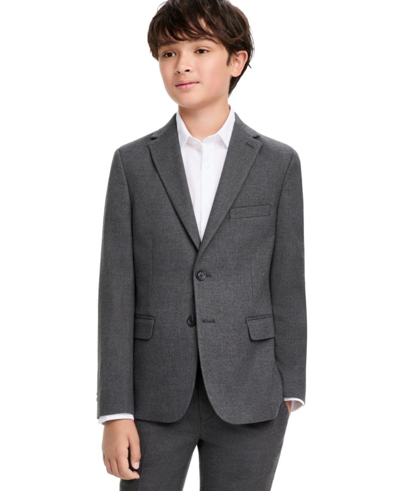 Boys' Slim-Fit Blazer and Dress Pants, 2-Piece Suit