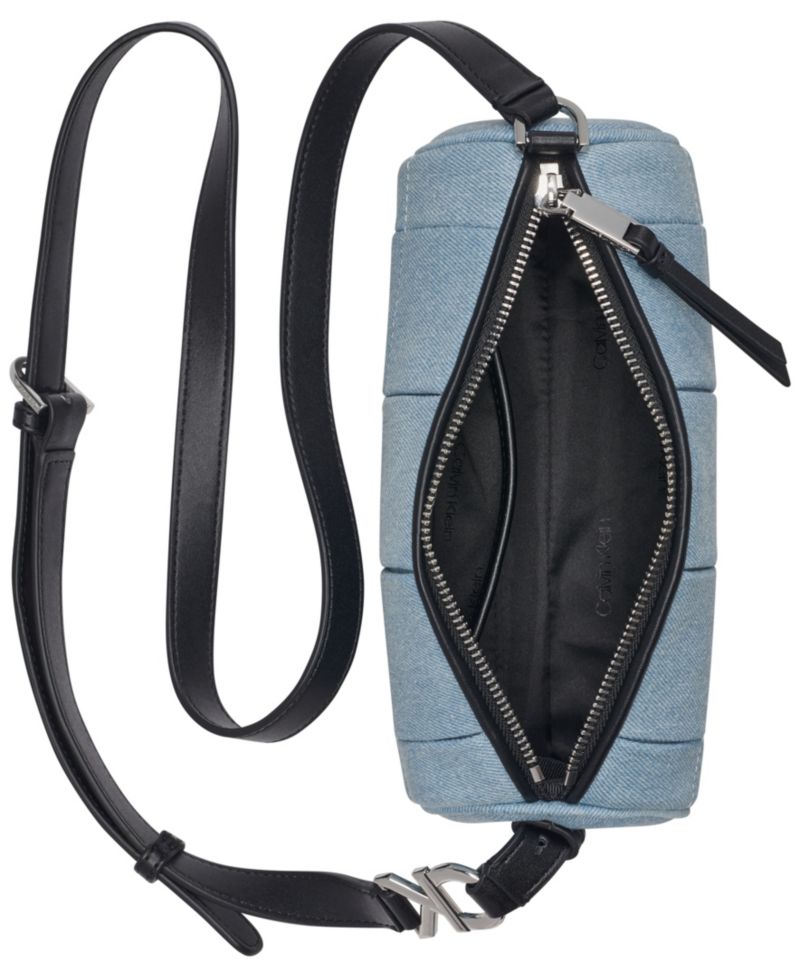 Tina Denim Small Adjustable Crossbody Handbag