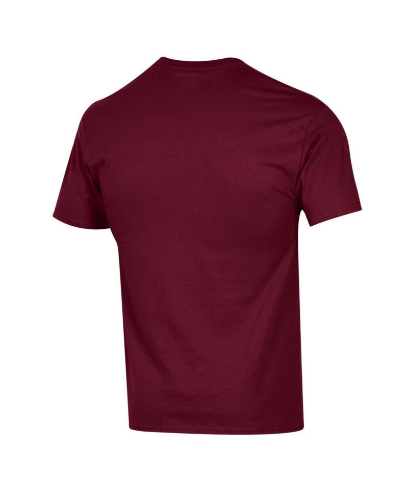 Men's Heather Gray Harvard Crimson Arch Over Logo T-Shirt