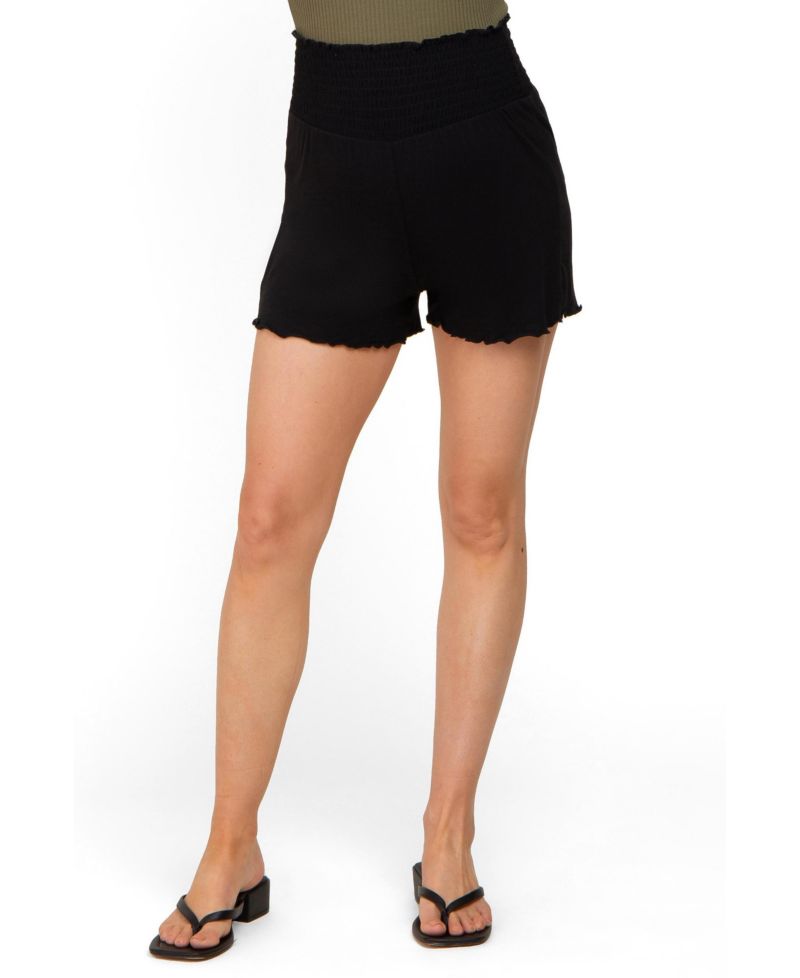 Women's Smocked Lounge Shorts