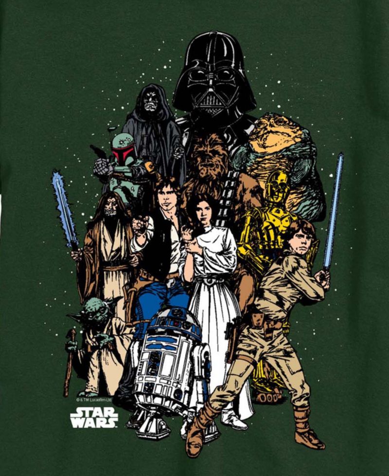Men's Character Collage Short-Sleeve Graphic T-Shirt