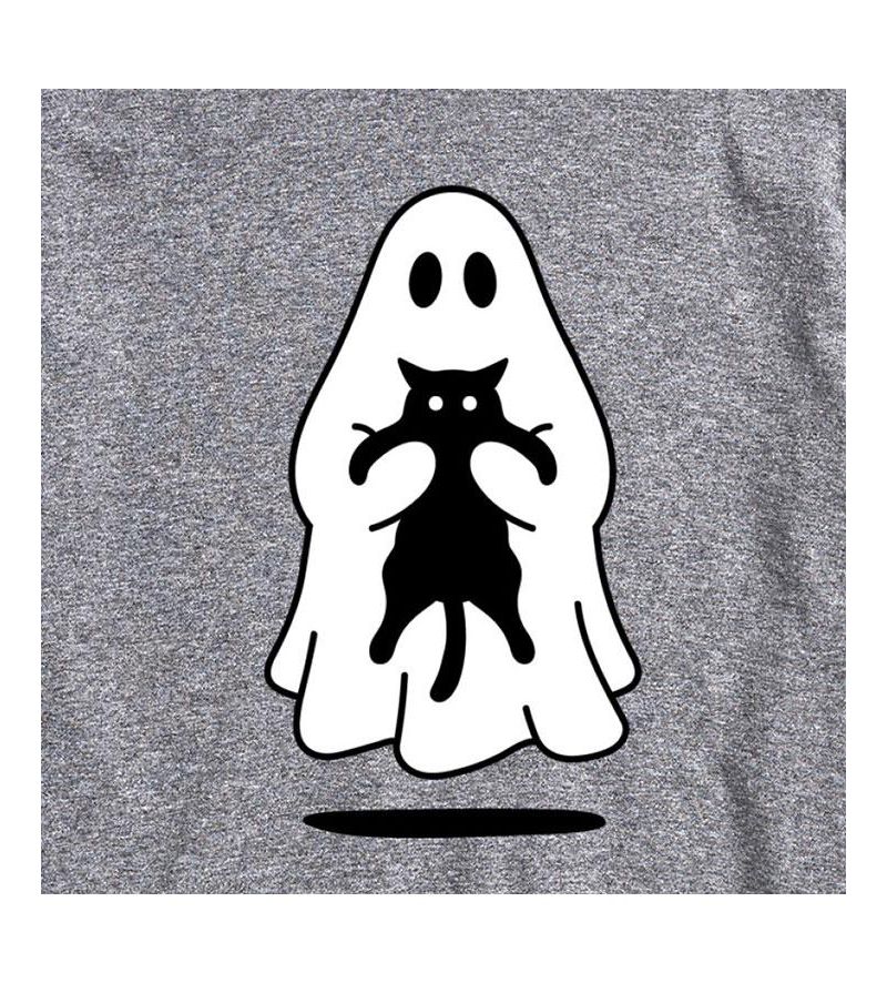Hybrid Apparel Ghost Cat Men's Short Sleeve Tee