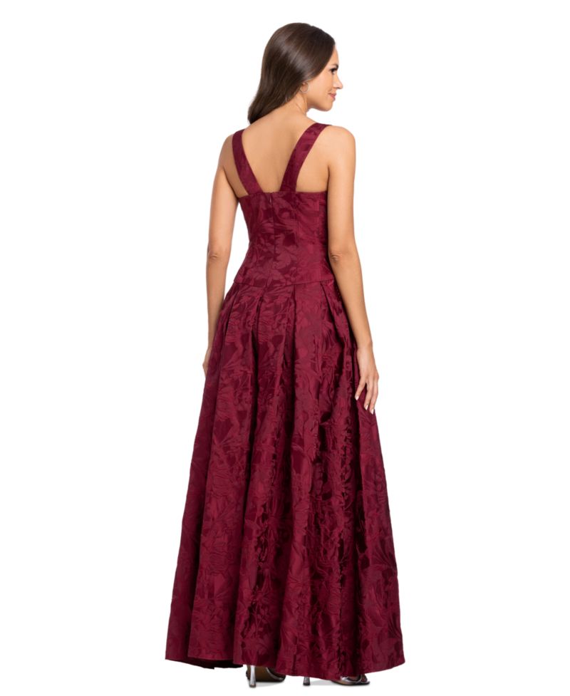 Women's Floral A-Line Gown