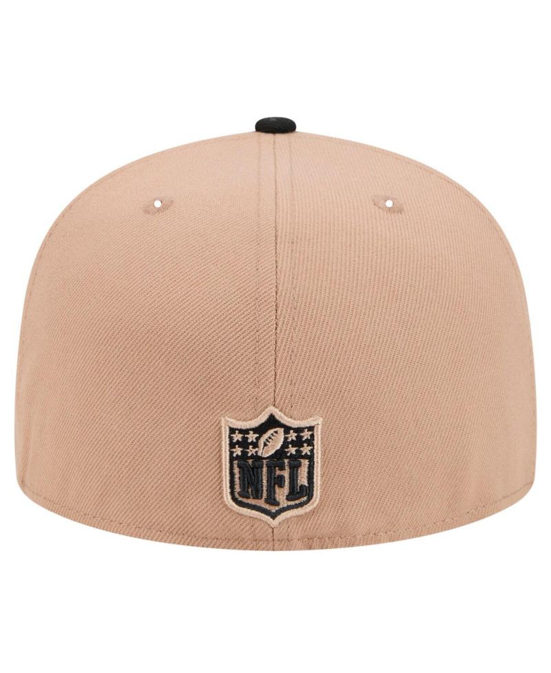 Men's Tan Pittsburgh Steelers Logo Main 59FIFTY Fitted Hat