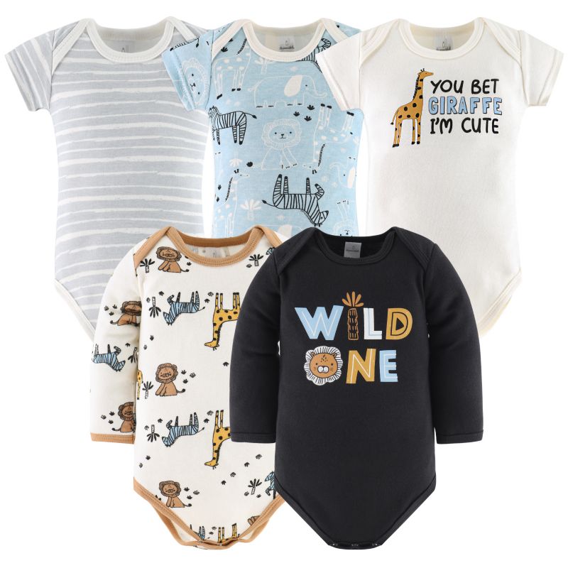 Baby Boys Newborn Layette Gift Set Boys, Blue Safari, 30 Essential Pieces