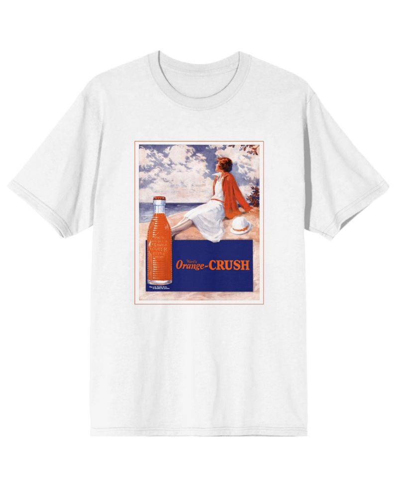 Big & Tall Woman On Seashore White