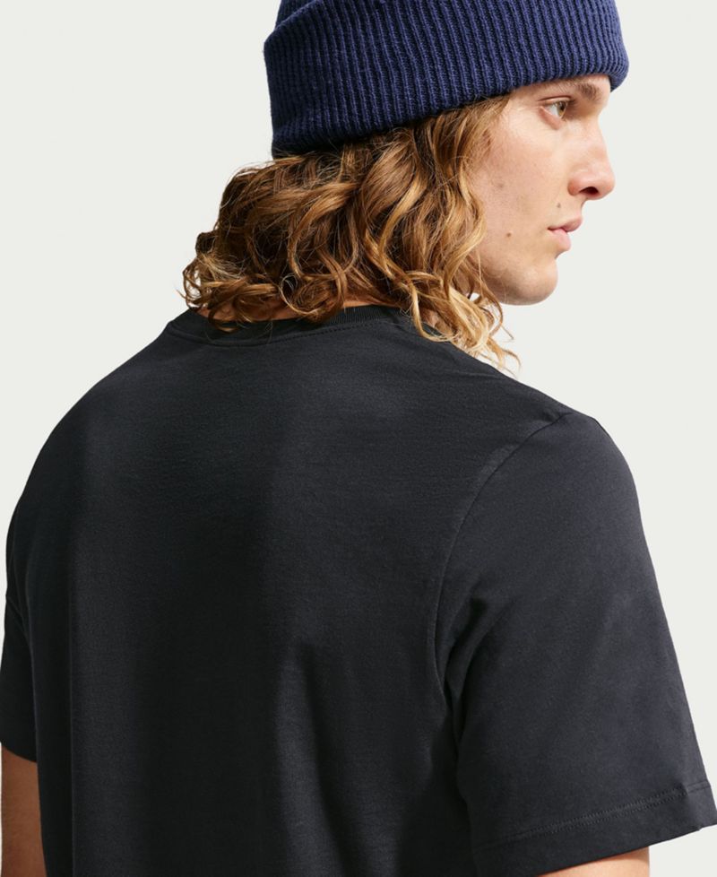 Men's Embroidered Swoosh Logo T-Shirt