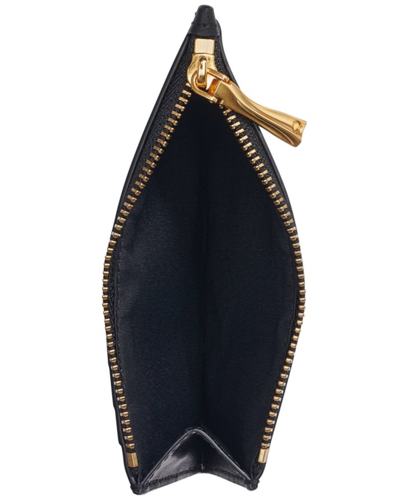 Leather Zipper Card Case