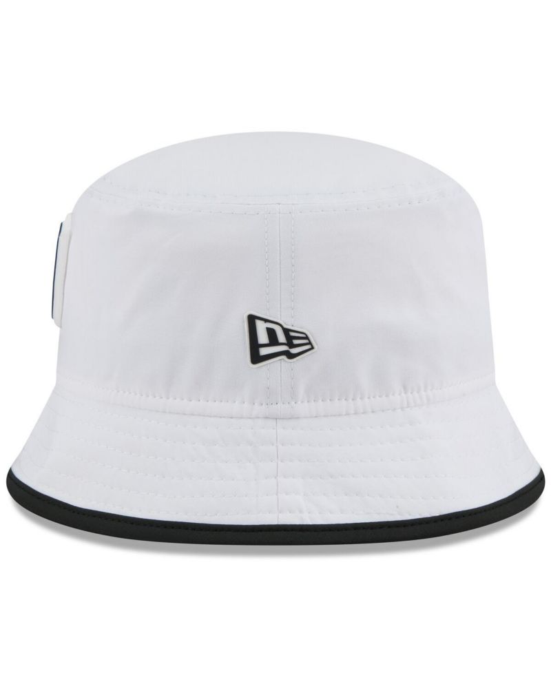 Men's White Las Vegas Raiders 2025 NFL Training Camp Stretch Bucket Hat