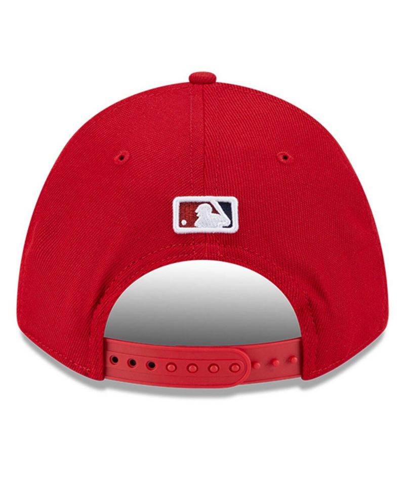 Men's Red Washington Nationals Player Replica 9FORTY Adjustable Hat